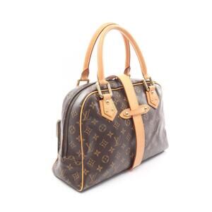 Louis Vuitton Monogram Brown handbag leather canvas Manhattan